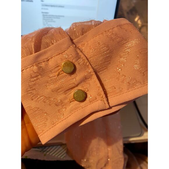 Liz Claiborne Signature XL tall blouse Rose quartz - Picture 5 of 6